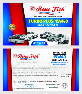 Bluefish 15W40 CI-4 Turbo+ Diesel Engine Oil